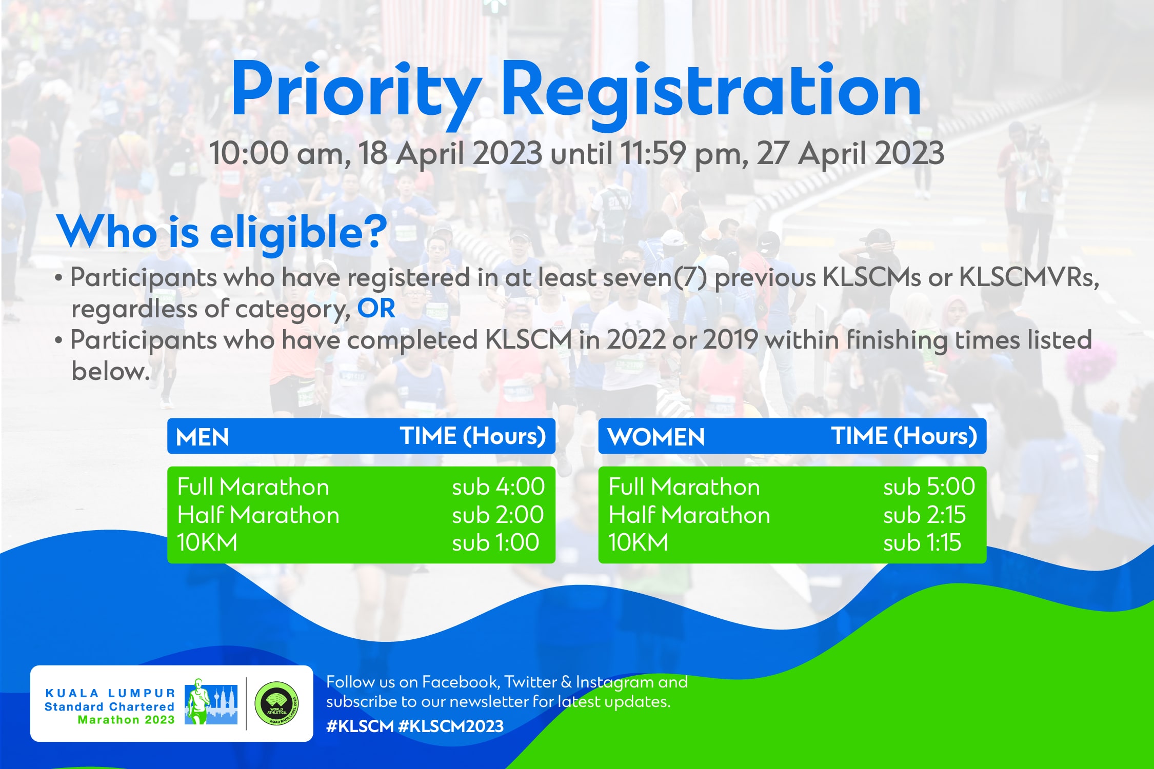 KL Marathon Registration / Priority Registration